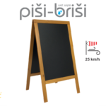 Securit  ULIČNA A kredna TABLA 125x69cm Woody - okvir barve TIKA SBSWTE120