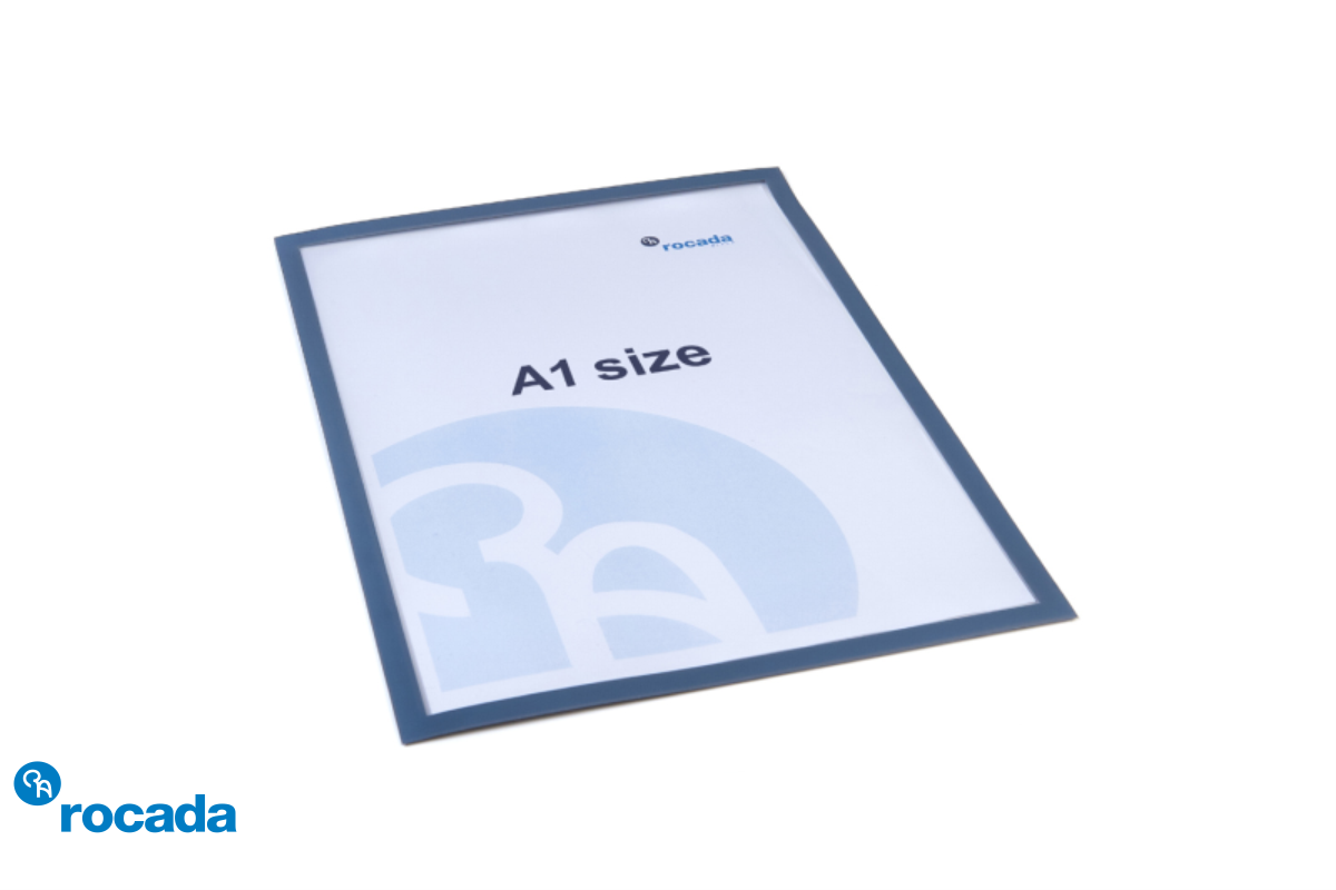 Piši-Briši magnetna FOLIJA za A1 z okvirjem črne barve RD-S0301A1