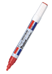 PILOT  Paint marker s pigmentnim RDEČIM izpisom 4080 R