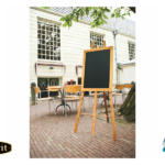 Securit tripod STOJALO za kredne table DeLuxe v barvi TIKA EZLTE165
