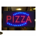 Securit svetlobni NAPIS PIZZA za privabljanje strank LSPIZZA