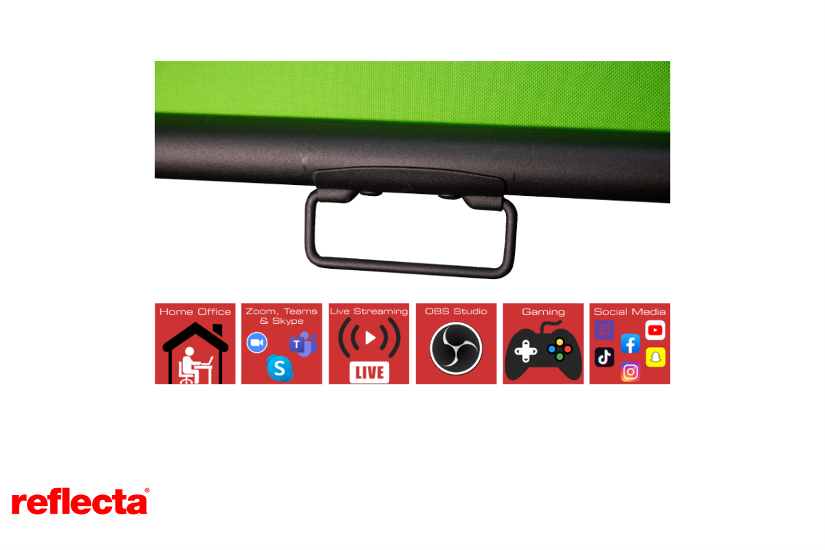 reflecta ZELENO rolo PLATNO 200x200cm za digitalno projekcijo GreenLine 87762 reflecta ZELENO rolo PLATNO 200x200cm za digitalno projekcijo GreenLine 87762