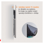 reflecta TV NOSILEC za 43-80 col stensko-ploski PLANOLED 80-6030 23097