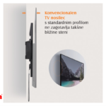 reflecta TV NOSILEC za 43-80 col stensko-ploski PLANOLED 80-6030 23097