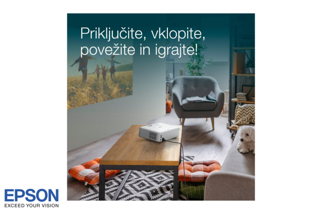 EPSON  CO-FH02 PROJEKTOR za HIŠNI KINO s Full HD visoko ločljivostjo 1920x1080 px