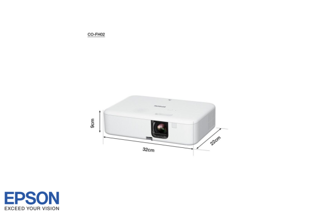 EPSON  CO-FH02 PROJEKTOR za HIŠNI KINO s Full HD visoko ločljivostjo 1920x1080 px