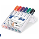 STAEDTLER MARKERJI Lumocolor za bele magnetne table - 6 barv MEDIUM WBM351S6