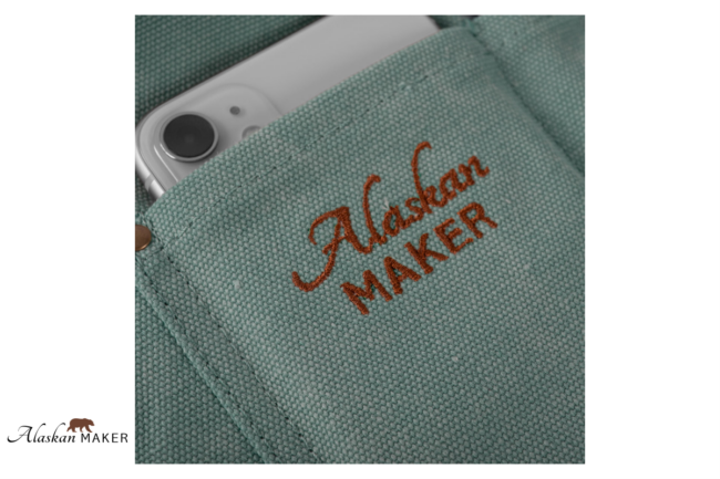 Alaskan MAKER PREDPASNIK 325 iz vintage platna zelene barve AM325VERT-U