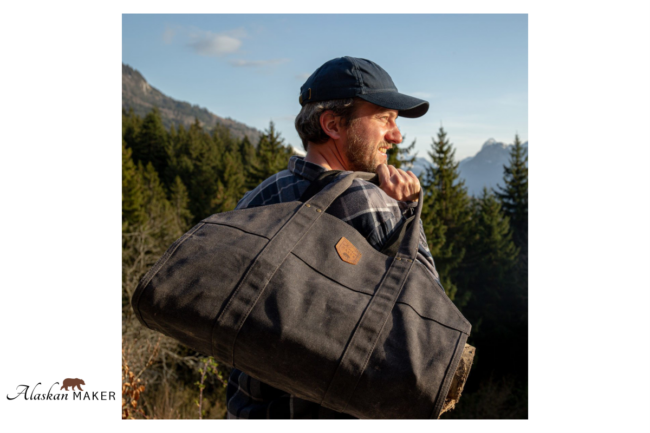 Alaskan MAKER LUMBERJACK torba za prenašanje polen - črna barva AMLUMB-G