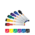 nobo MARKERJI za bele magnetne table - 6 barv FINE WBMNBMN