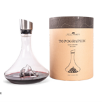 Alaskan MAKER DEKANTER za vino s topografijo gore Mount Everest AMTOPO-C-E