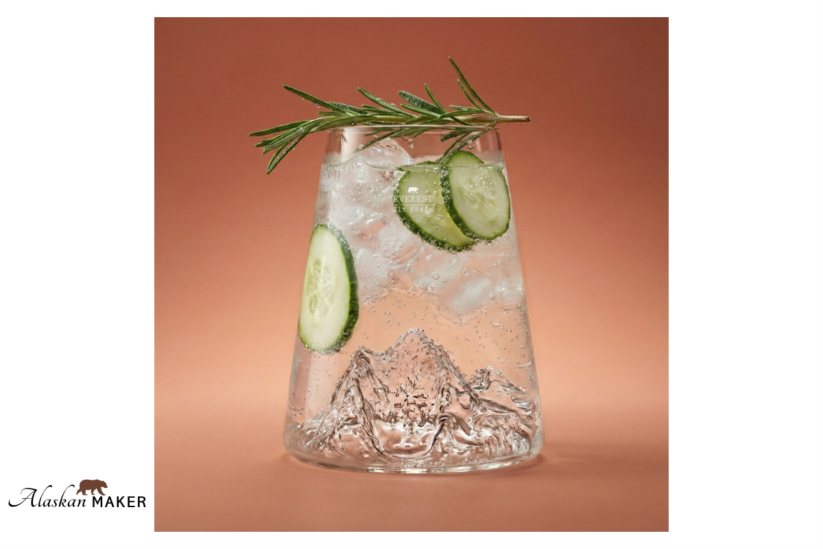 Alaskan MAKER KOZAREC za pijačo s topografijo Everest AMTOPO-VD-E