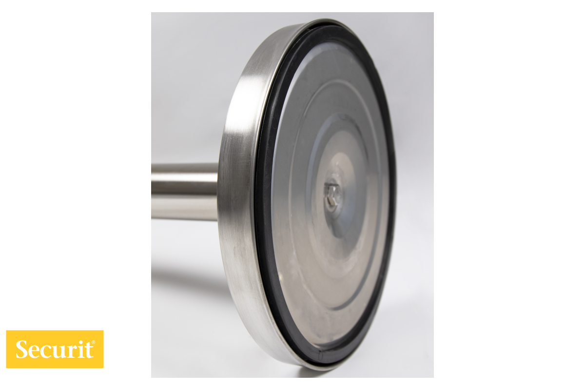 Securit USMERJEVALNA STEBRIČKA (2x) s črnim izvlečnim TRAKOM Steel Budget RSRTLWCH Securit USMERJEVALNA STEBRIČKA (2x) s črnim izvlečnim TRAKOM Steel Budget RSRTLWCH