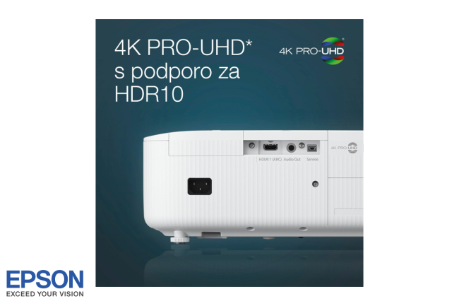 EPSON  EH-TW6250 PROJEKTOR za HIŠNI KINO s Full HD visoko ločljivostjo 1920×1080 px