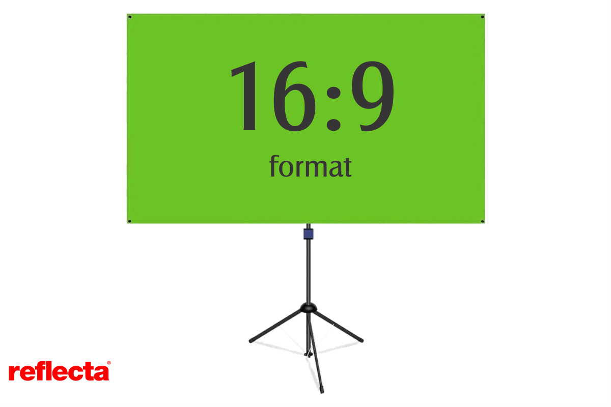 reflecta ZELENO tripod PLATNO 200x114cm za digitalno projekcijo GreenLine 87772