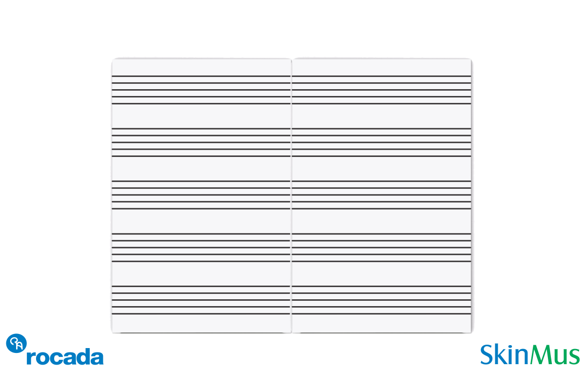 Piši-Briši BELA magnetna TABLA 150x200cm SkinBoard z notnim črtovjem NBT-6421MUS2 Piši-Briši BELA magnetna TABLA 150x200cm SkinBoard z notnim črtovjem NBT-6421MUS2