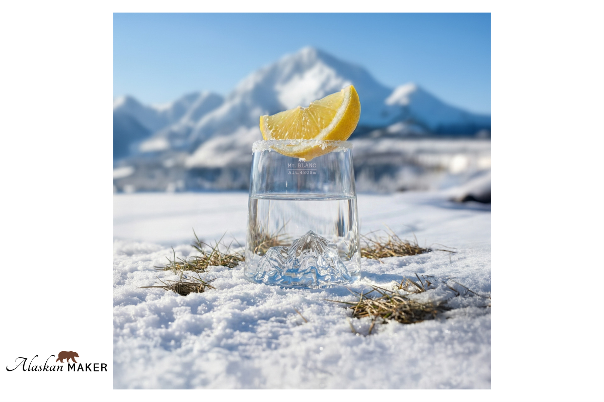 Alaskan MAKER Shot KOZARCI za žgano pijačo s topografijo Classique AMTOPO-S-BEMP Alaskan MAKER Shot KOZARCI za žgano pijačo s topografijo Classique AMTOPO-S-BEMP