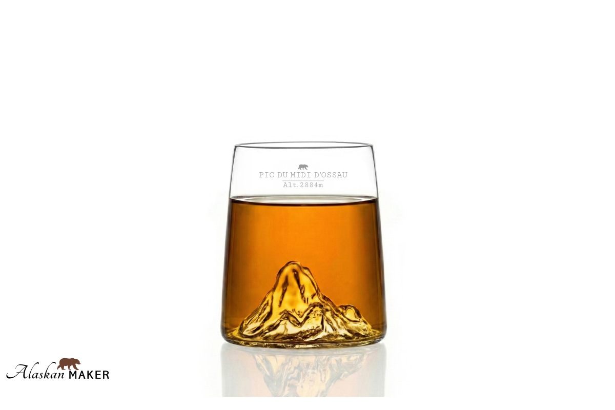Alaskan MAKER Shot KOZARCI za žgano pijačo s topografijo Classique AMTOPO-S-BEMP Alaskan MAKER Shot KOZARCI za žgano pijačo s topografijo Classique AMTOPO-S-BEMP