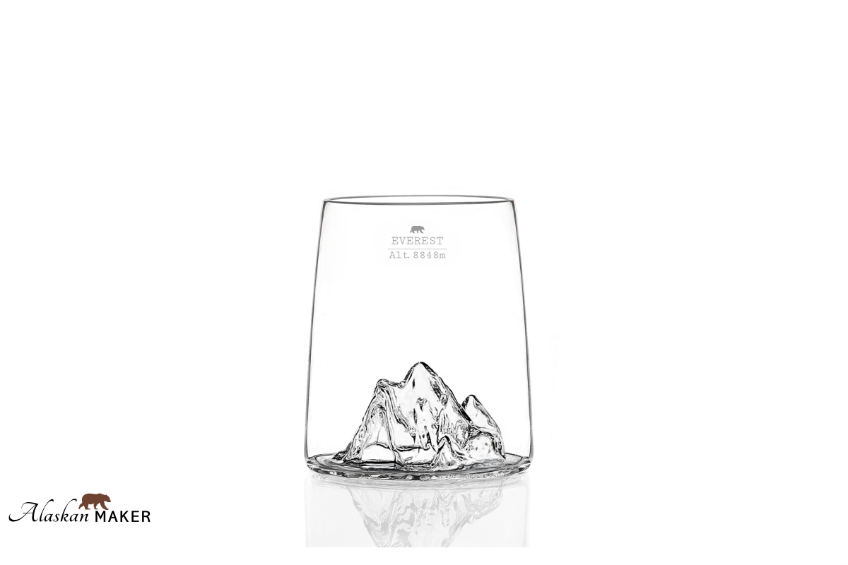 Alaskan MAKER Shot KOZARCI za žgano pijačo s topografijo Classique AMTOPO-S-BEMP Alaskan MAKER Shot KOZARCI za žgano pijačo s topografijo Classique AMTOPO-S-BEMP