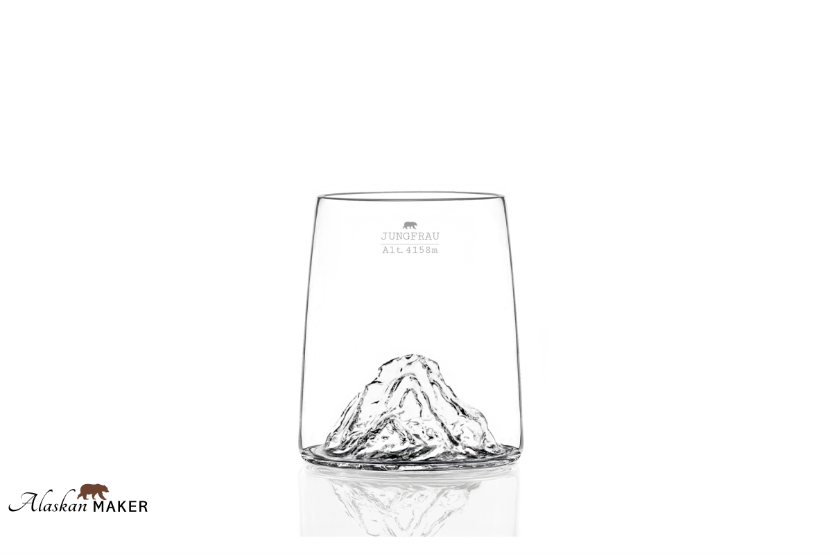 Alaskan MAKER Shot KOZARCI za žgano pijačo s topografijo Swiss AMTOPO-S-MEMJ Alaskan MAKER Shot KOZARCI za žgano pijačo s topografijo Swiss AMTOPO-S-MEMJ