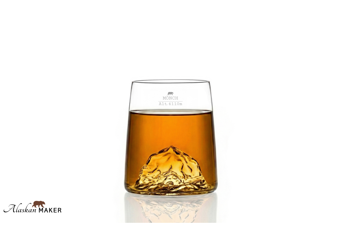 Alaskan MAKER Shot KOZARCI za žgano pijačo s topografijo Swiss AMTOPO-S-MEMJ Alaskan MAKER Shot KOZARCI za žgano pijačo s topografijo Swiss AMTOPO-S-MEMJ