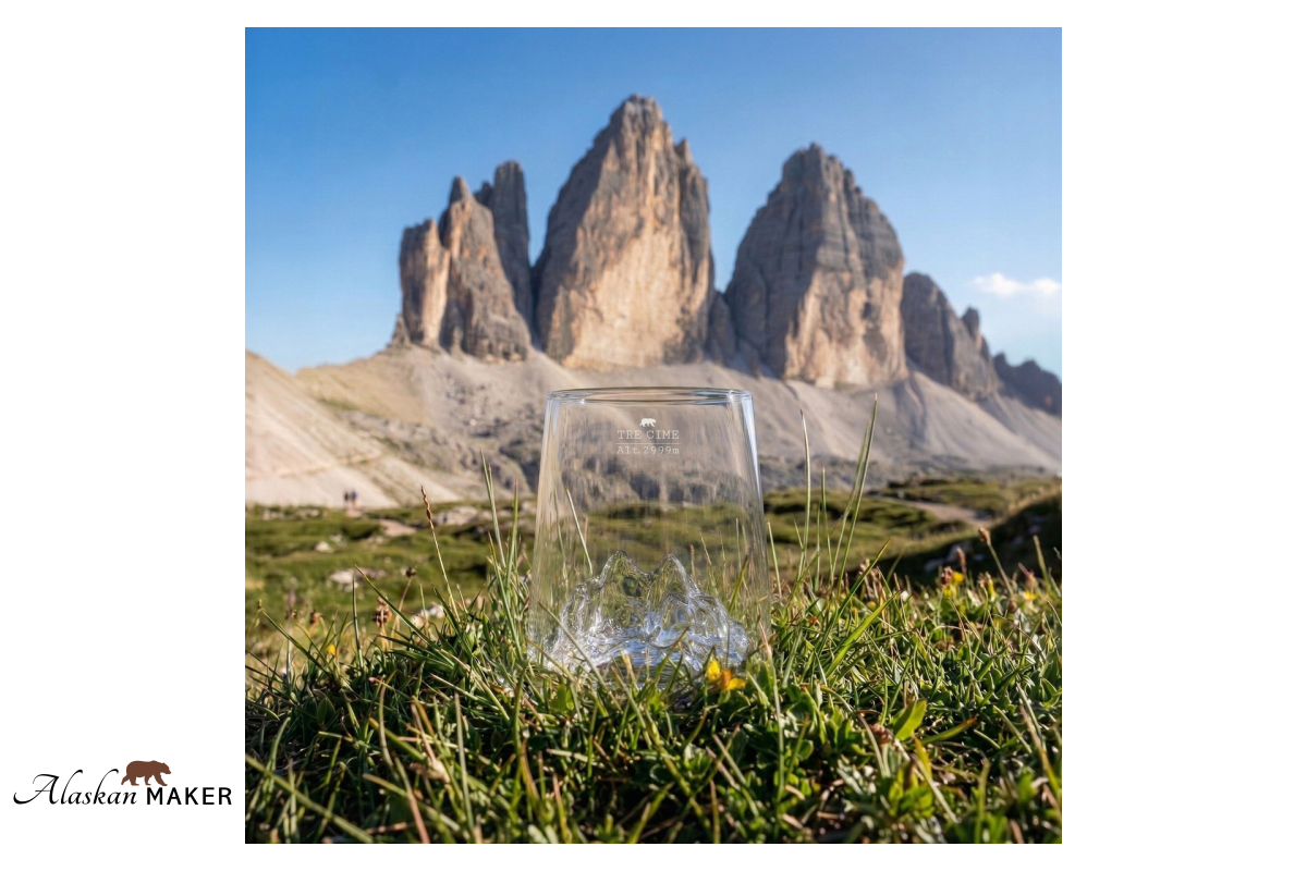 Alaskan MAKER Shot KOZARCI za žgano pijačo s topografijo Italiano AMTOPO-S-TMMT Alaskan MAKER Shot KOZARCI za žgano pijačo s topografijo Italiano AMTOPO-S-TMMT