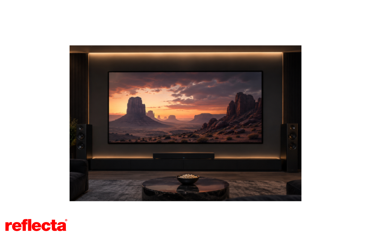 reflecta PROJEKCIJSKO stensko PLATNO v okvirju 188x106cm ALR CineHome 82541 reflecta PROJEKCIJSKO stensko PLATNO v okvirju 188x106cm ALR CineHome 82541