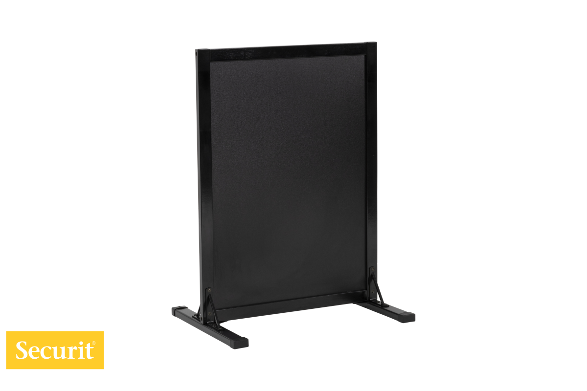 Securit ULIČNA kredna TABLA 80x60cm Woody - T okvir ČRNE barve SBDTBL80 Securit ULIČNA kredna TABLA 80x60cm Woody - T okvir ČRNE barve SBDTBL80