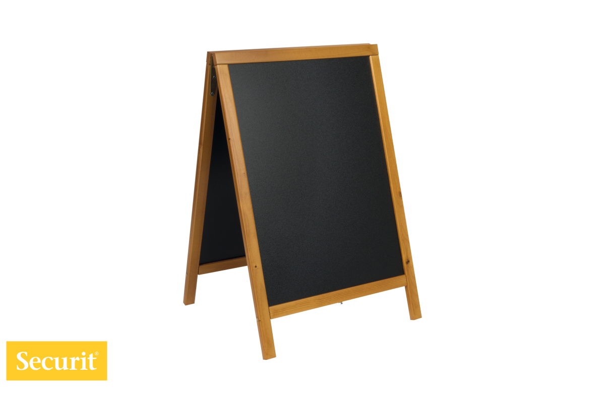 Securit ULIČNA kredna TABLA 85x55cm Woody - A okvir TIK barve SBDWTE85 Securit ULIČNA kredna TABLA 85x55cm Woody - A okvir TIK barve SBDWTE85