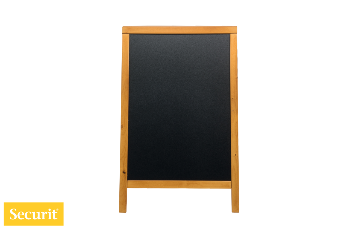 Securit ULIČNA kredna TABLA 85x55cm Woody - A okvir TIK barve SBDWTE85 Securit ULIČNA kredna TABLA 85x55cm Woody - A okvir TIK barve SBDWTE85
