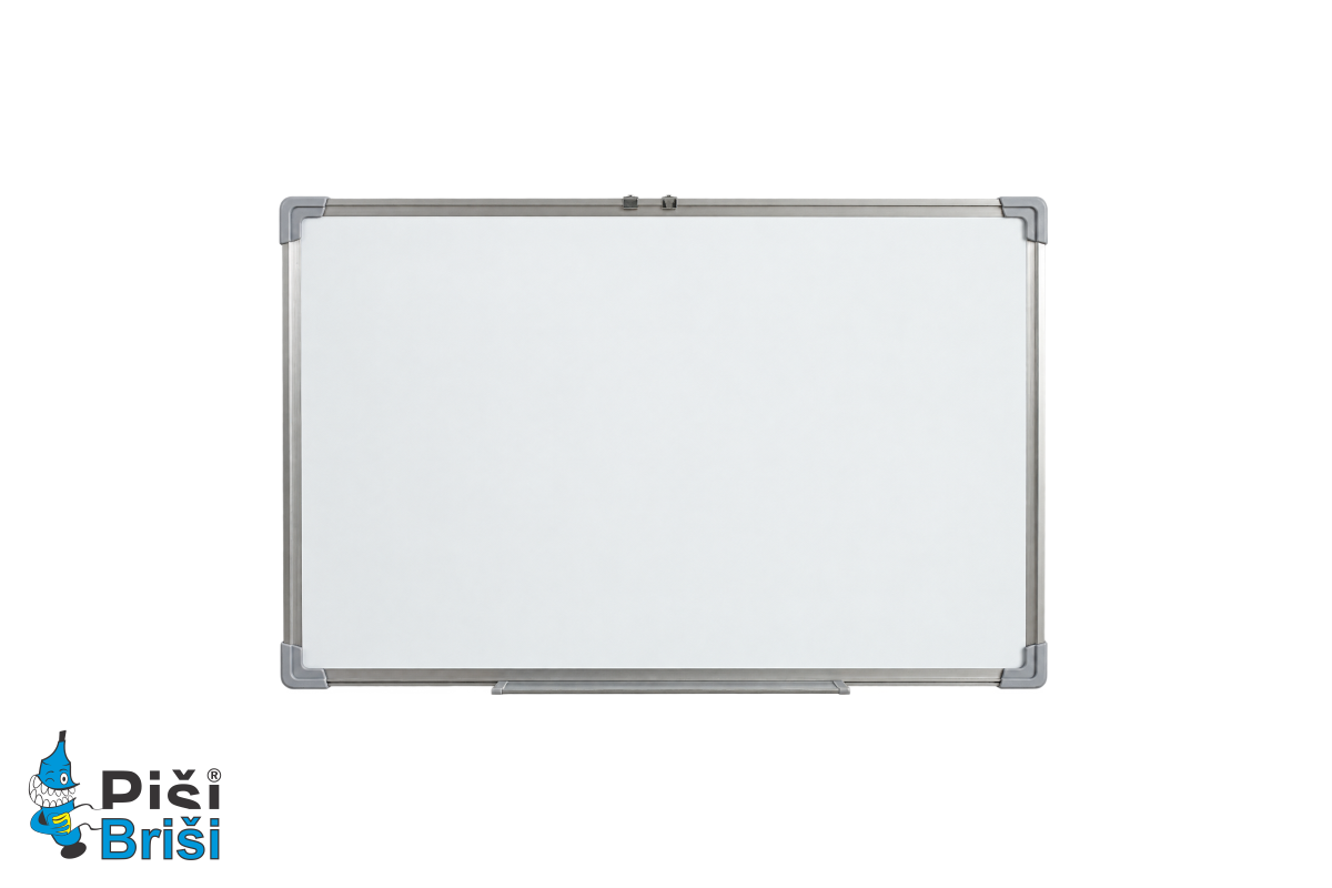 Piši-Briši BELA magnetna TABLA  60x90cm AbcFrame + Starter pribor WH103ABCX